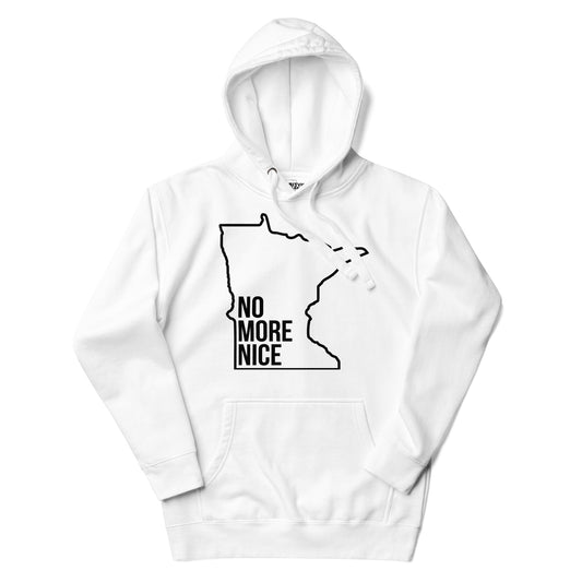 No More Nice Hoodie in White